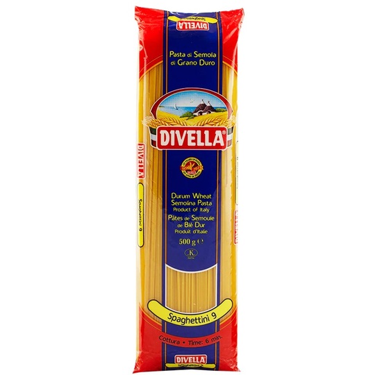 Макарони Spaghettini Divella 500г