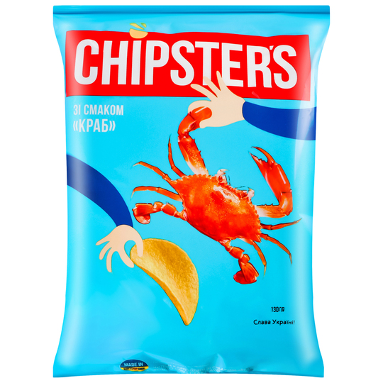 Чипси картопляні краб Chipster's 130г