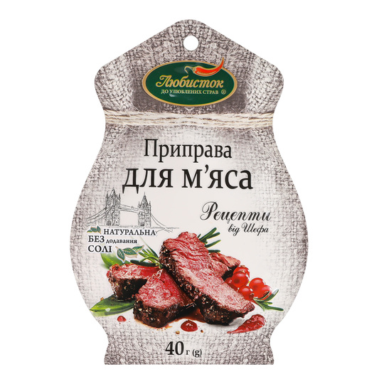 Приправа до м'яс.Любисток Рец.в/шефа 40г