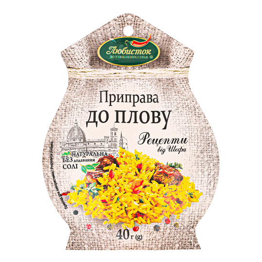 Приправа до плов.Любисток Рец.в/шефа 40г