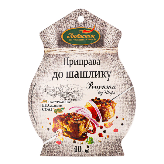 Приправа до шаш.Любисток Рец.в/шефа 40г