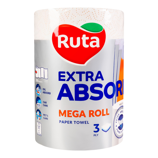 Рушник Паперовий Ruta Selecta Mega roll