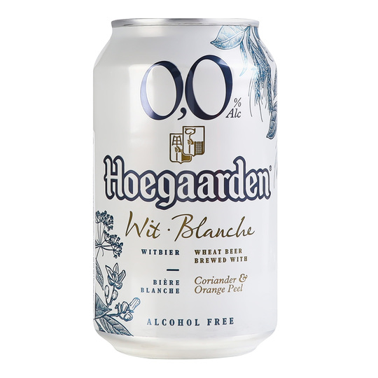 Пиво св.б/а н/ф Hoegaarden 0% 0,33л з/б