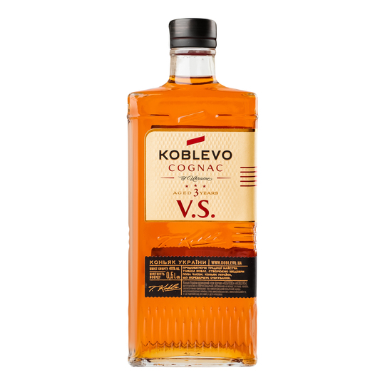 Бренді Koblevo 3*40% 0,5л