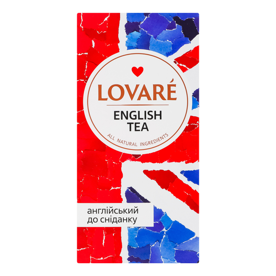 Чай ч.Lovare Анг.Сніданок пак. 24*2г