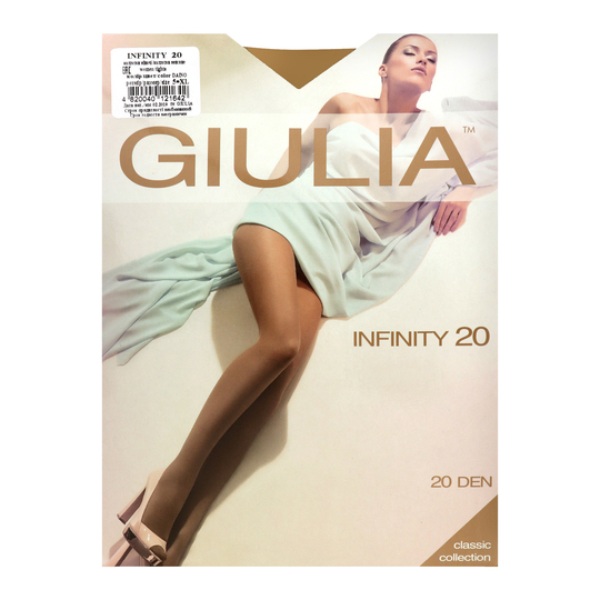 Колготи ж.Giulia Infinity 20d р.5XLdain