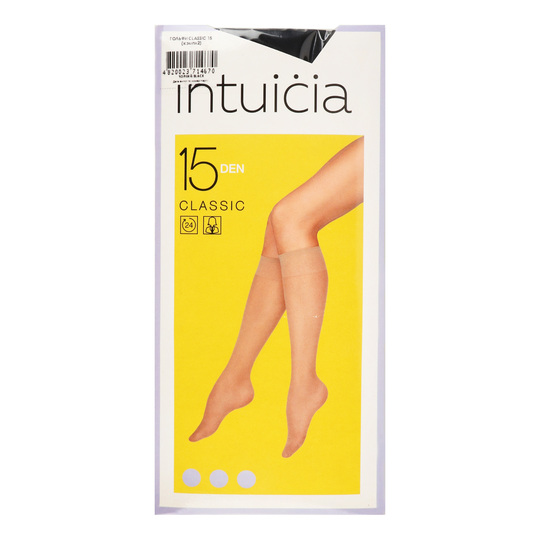 Напівпанчохи ж.Інтуіція Clas.15 2п.Bl.