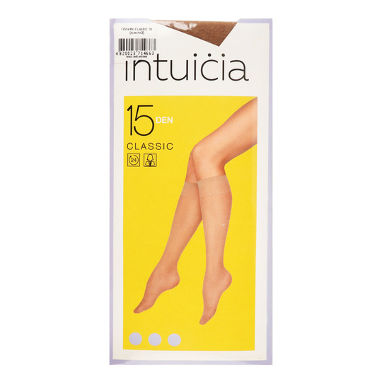 Напівпанчохи ж.Інтуіція Clas.5 2 п.Viz.