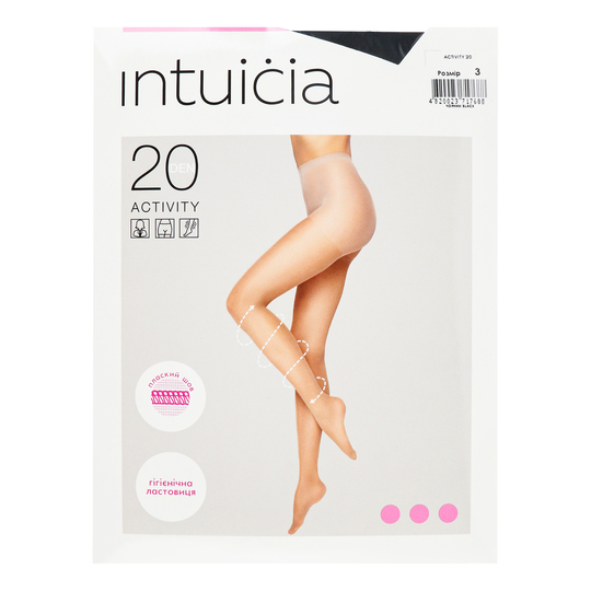 Колготи ж.Інтуіція Activiti 20 3 Black