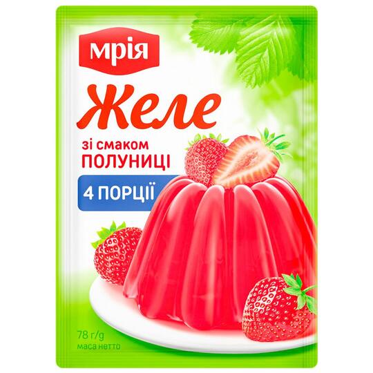 Желе полуниця Мрія 78г