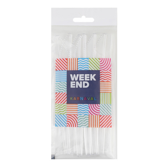 Ніж Викенд Карнавал пластик проз.10шт