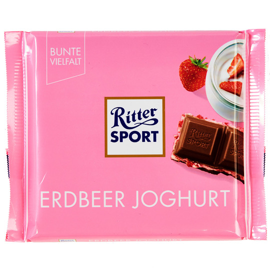 Шоколад Ritter Sport мол.полун.йог.100г