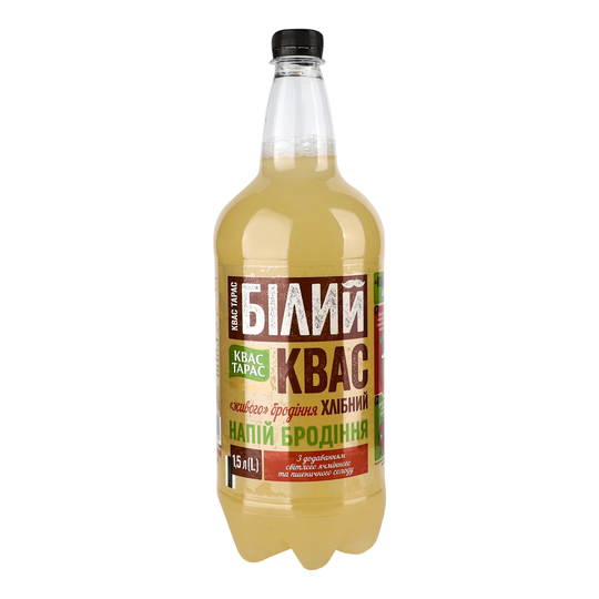 Квас Хлібний Квас Тарас Білий пет 1,5л