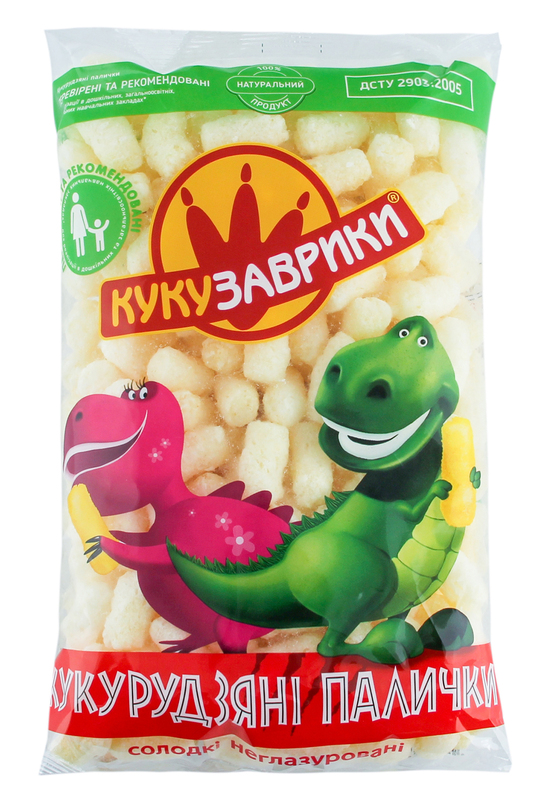 Палички кукур.солодкі Кукузаврики 80г