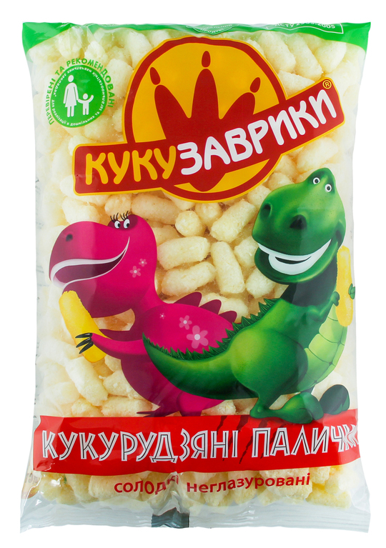 Палички кукур.солодкі Кукузаврики 150г