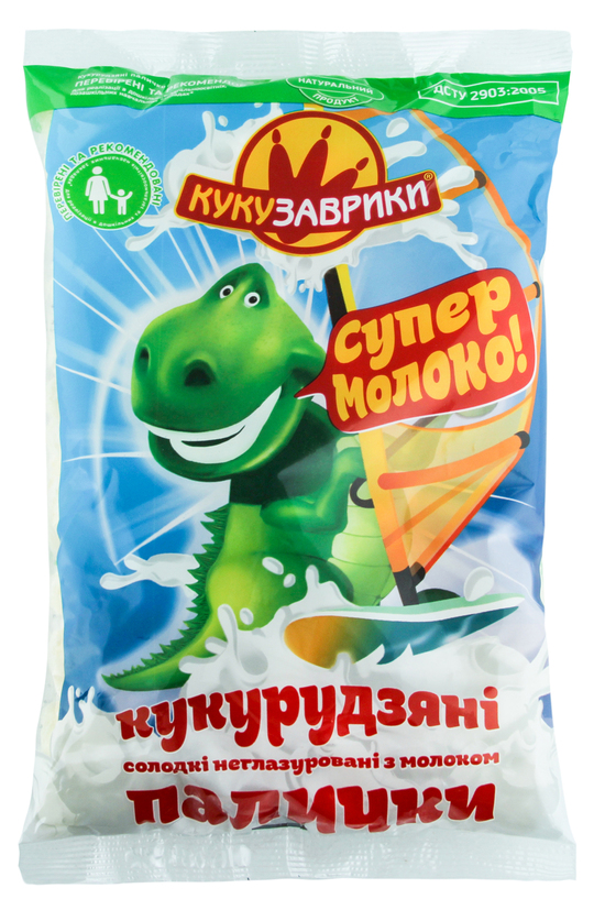 Палички кукур.з молок Кукузаврики 60г