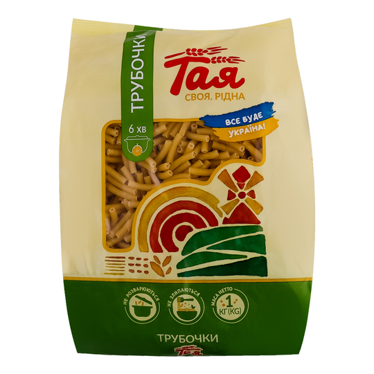 Макарони Тая Трубочки в/г 1кг