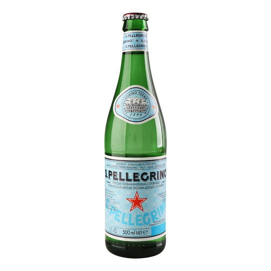 Вода с/газ.San Pellegrino 0,5л с/пл