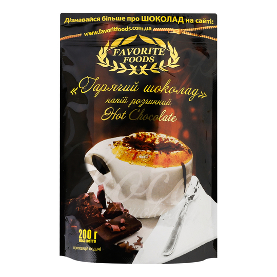 Напій роз.п/под.г.шок.Фаворит Фудз 200г