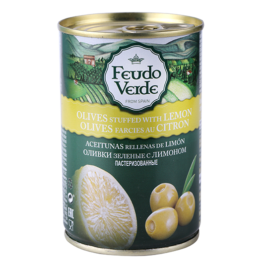 Оливки з лим.конс.паст.Feudo Verde 300г