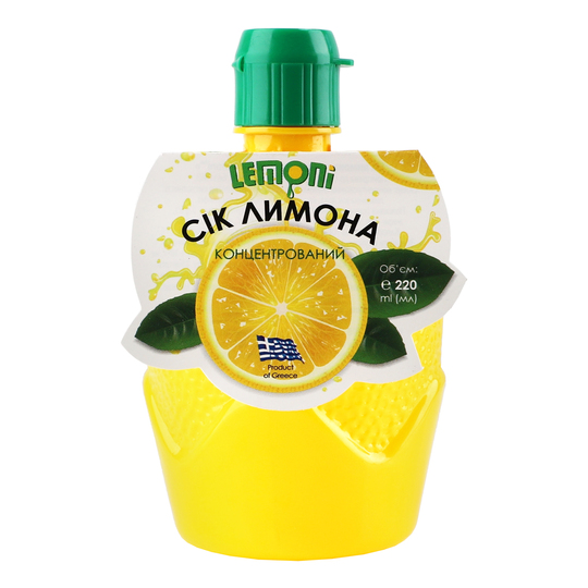 Сік лимону 100% Lemoni 220мл