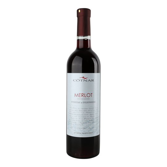 Вино Cotnar Hills Merlot ч/н.сол12%0,75л