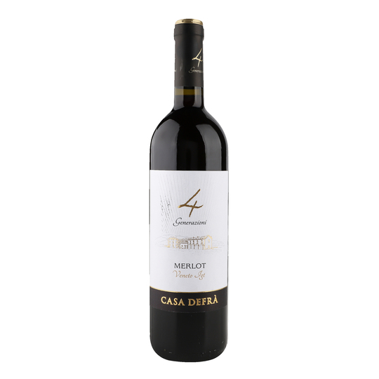 Вино CasaDefra Merlot ч/нсух 12,5%0,75л