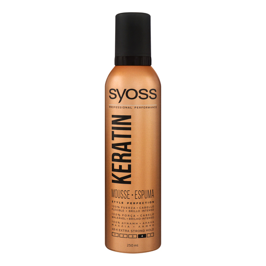 Мус д/укл.вол.Keratin Syoss 250мл