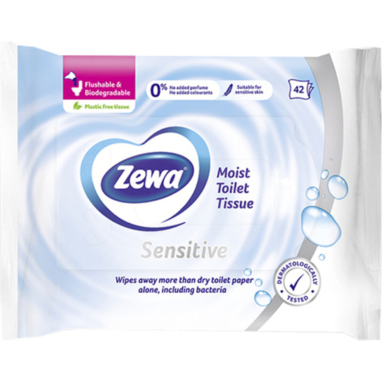 Папір туал.вологий Zewa Moist Pure 42шт