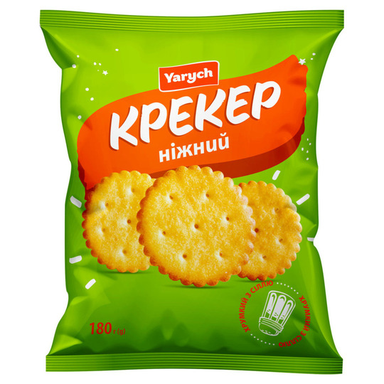 Крекер ніжний Yarych 180г