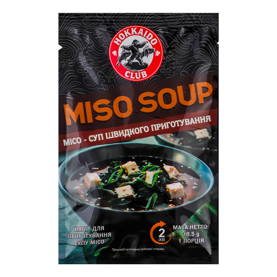 Суп Місо 1 порція Хокайдо Клуб 18,5г