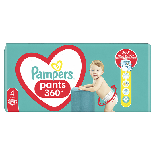 Пiдгузники-трусики(9-15кг) Pampers 52