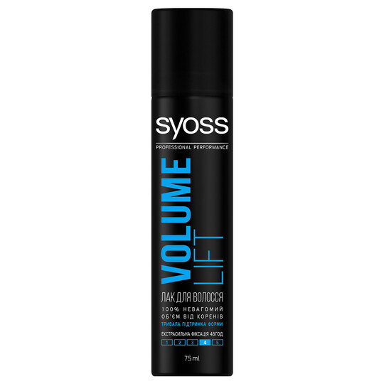 Лак Syoss міні Volume Lift 75г