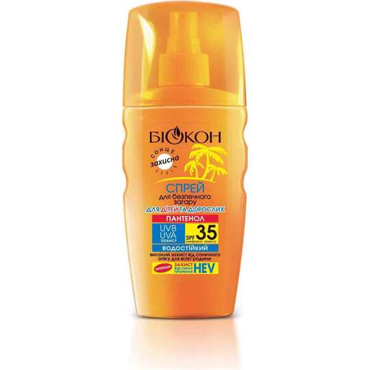 Спрей Биокон д/засмаги SPF35 160мл