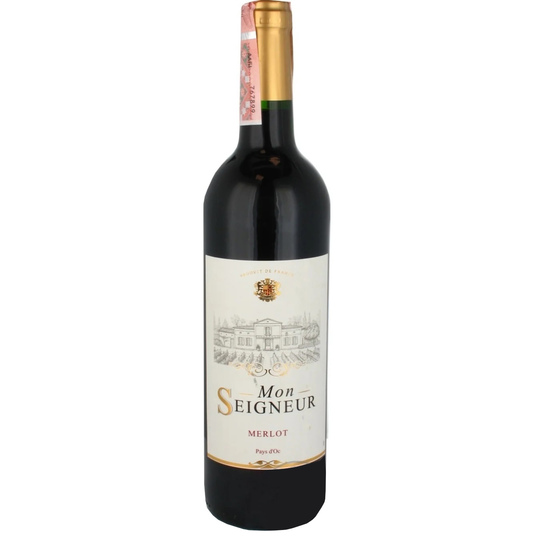 Вино 12,5% 0,75 с.ч.Mon Seigneur Мерлот