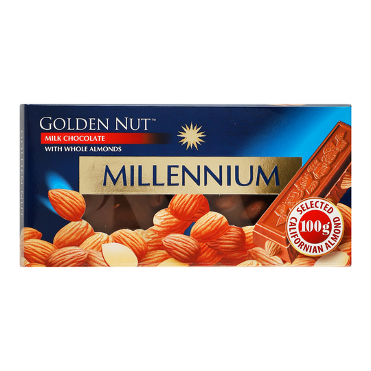 Шоколад Millennium Gold мол/мигд 100г