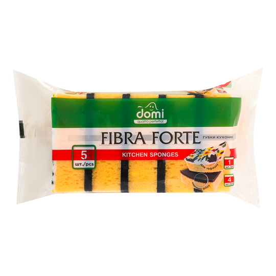 Губка д/кухні Збільшена Domi 5шт