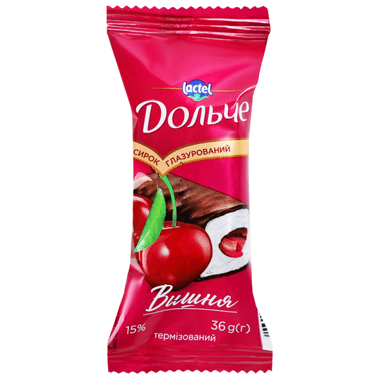 Сирок глазур.15% вишня Дольче 0,036кг