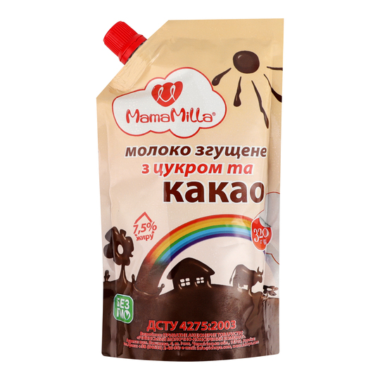 Молоко згущ MamaMil какао д/п 320г