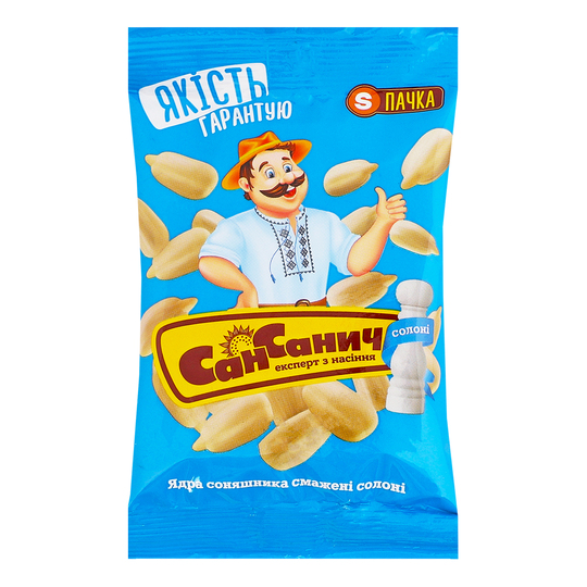 Ядро соняшн СанСанич смаж/сол 50г