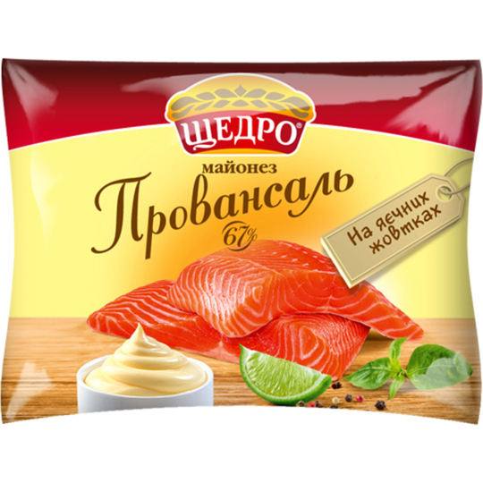 Майонез 67% Провансаль Щедро ф/п 190г
