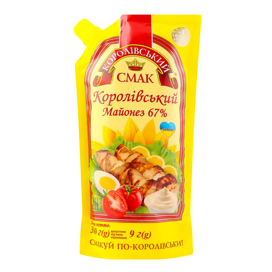 Майонез 67% Королівський смак д/п 300г