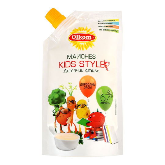 Майонез 67% Kids Style Олком 180г