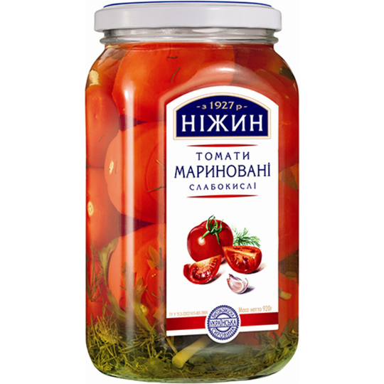 Помідори мар.слабокислі Ніжин 920мл