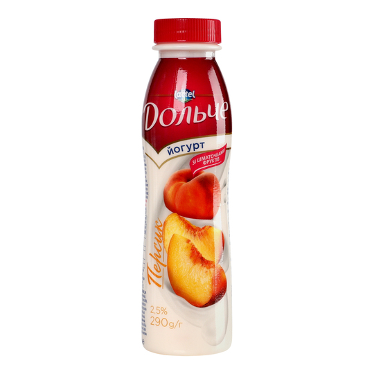Йогурт пит.2,5% з перс.Дольче пл.0,290кг