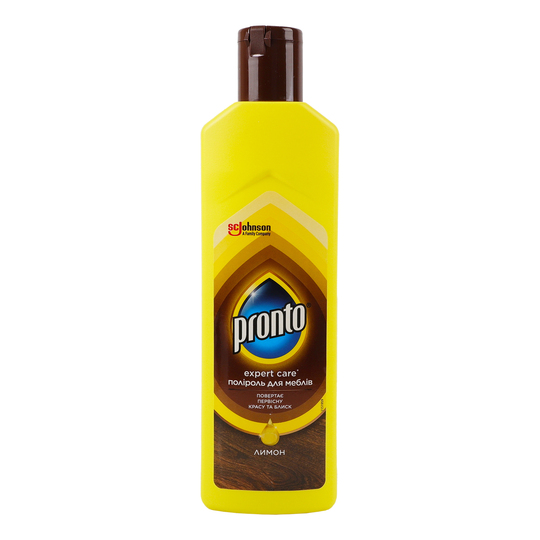 Поліроль д/мебл.Pronto Лим.300мл