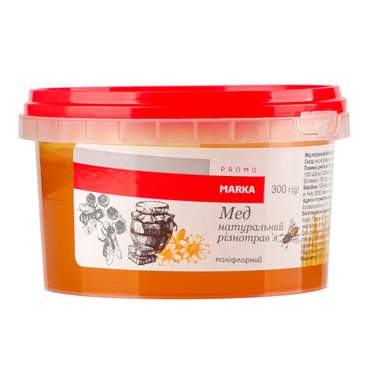 Мед Різнотрав'я натур.Marka Promo 300г