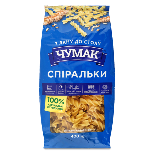 Макарони Чумак Спіральки 400г