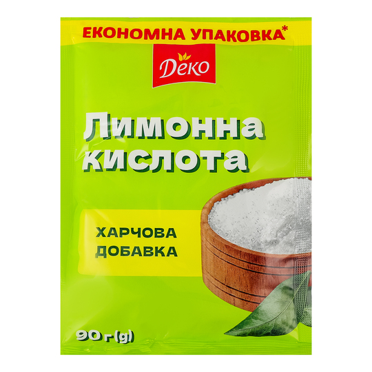 Кислота лимонна Деко 90г Деко