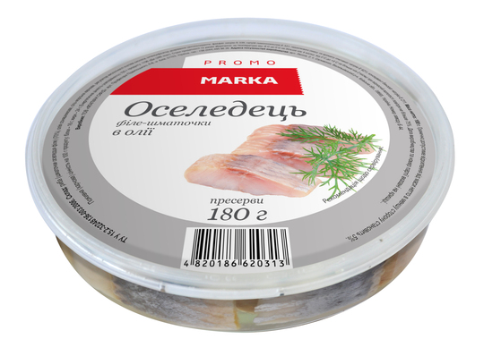 Пресерви осел.в олії Marka Promo 180г
